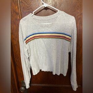 American Eagle long sleeve crop tee size m